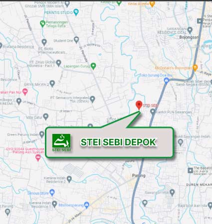 Lokasi dan Peta STEI SEBI Depok M Prestasi